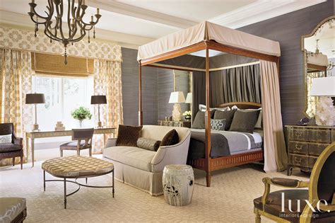 Traditional Neutral Master Bedroom Luxe Interiors Design