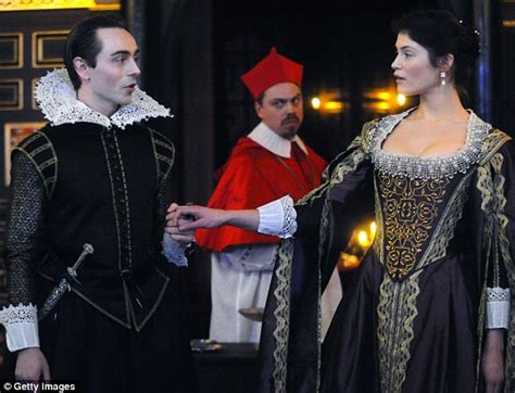 Gemma Arterton Performs Title Role In The Duchess Of Malfi Curve Enhancing Corset Daily Mail