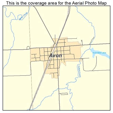 Aerial Photography Map Of Avon Il Illinois