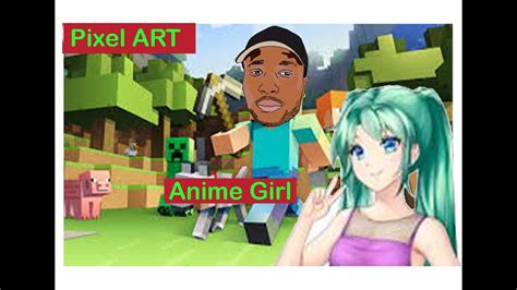 Minecraft Pixel Artanime Girl Youtube
