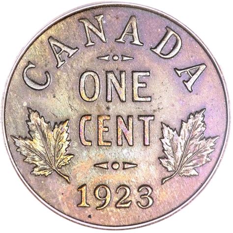 1 Cent George V Small Cent Canada Numista