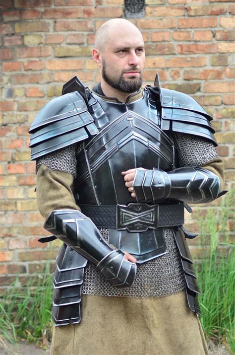 Medieval Larp Warrior Steel Dwarf Moria Full Suit Etsy
