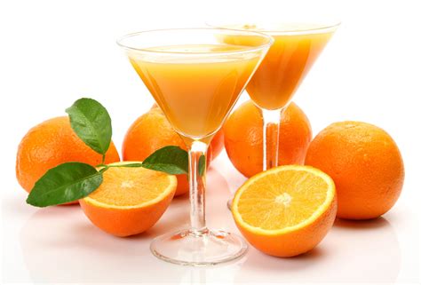 Isolated Leaf Healthy Eating Organic Refreshment Summer Juice Glass Orange Juice Liquid