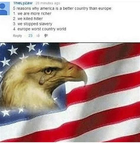 Why America Is Better Than Europe Rmemes