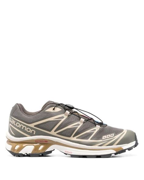 Salomon Grey Xt 6 Advanced Low Top Sneakers In Grey For Men Lyst Uk