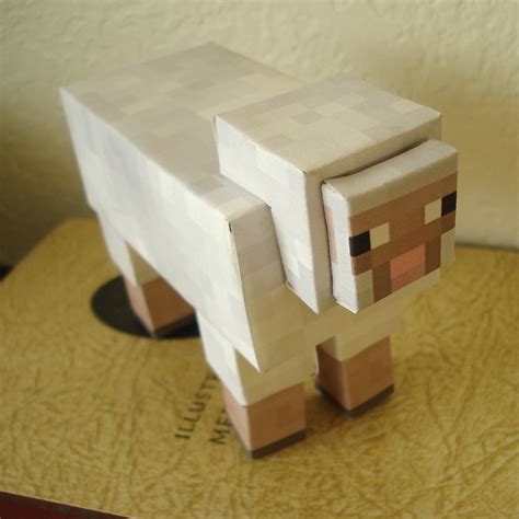 Printable Minecraft Papercraft Sheep Printable Paperc