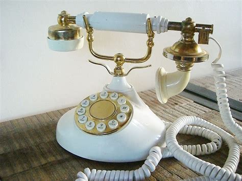 Vintage French Telephone With Push Buttons Etsy French Vintage