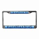Boating License Plate Frames Pictures