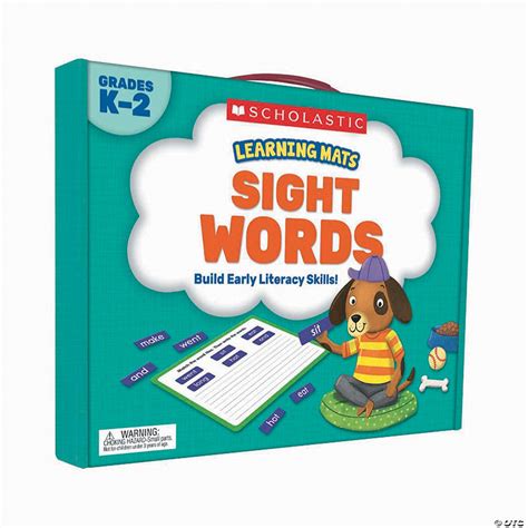Scholastic Learning Mats Sight Words Oriental Trading