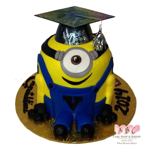 1436 Minion Graduation Cake Abc Cake Shop And Bakery