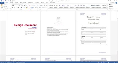 Design Document Template Technical Writing Tips