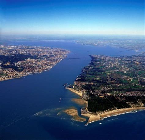 The Main River Basin Of The Tagus Estuary In Lisbon Stretches Up To