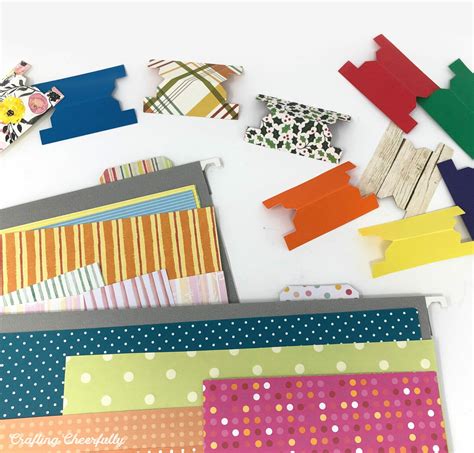 how to organize scrapbooking supplies
