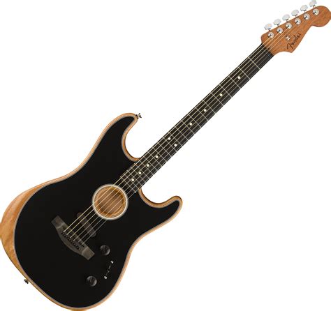 Guitare Electro Acoustique Fender American Acoustasonic Stratocaster Black
