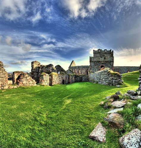 Peel Castle Isle Of Man A Celtic Country With Viking History As Well