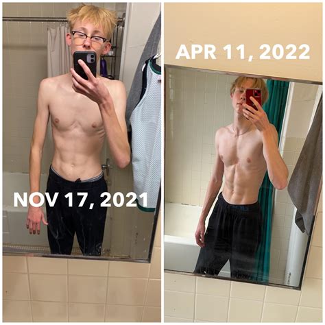 6 feet 3 Male 25 lbs Muscle Gain 115 lbs to 140 lbs | 140 pounds, Gain