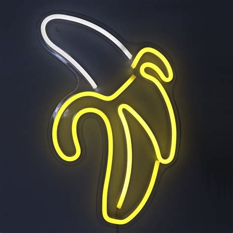 Tonger® Banana Wall Led Neon Sign Neon Signs Led Neon Signs Cool