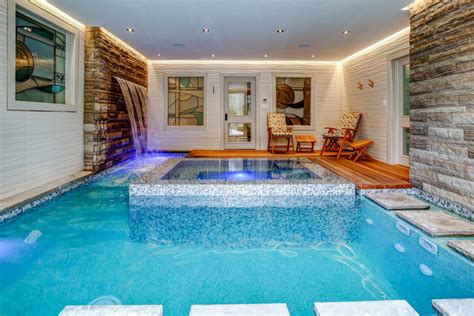 Small Indoor Pool Gets A Total Makeover Eclectic Pool Toronto