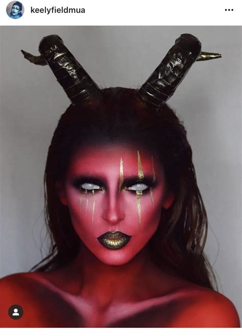 Goth Eye Makeup Demon Makeup Horror Makeup Devil Makeup Halloween