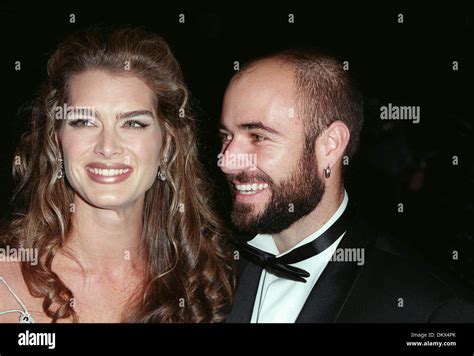 Brooke Shields And Andre Agassiactress And Tennis Stock Photo 63884091