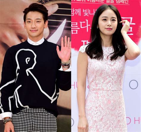 The couple started dating in 2012. Kim Tae-hee, Rain deny wedding rumors | Inquirer Entertainment
