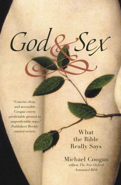 God And Sex What The Bible Really Says By Michael Coogan Paperback