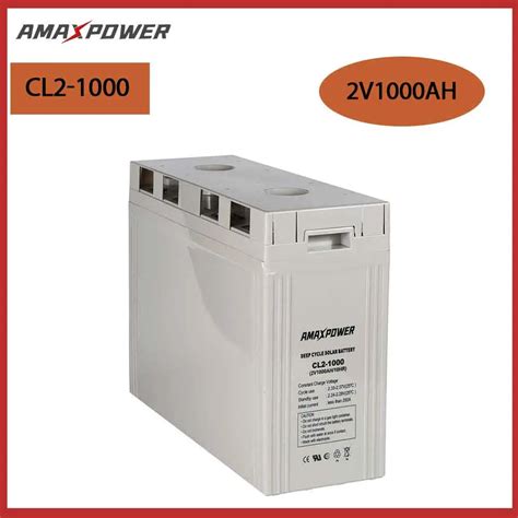 Amaxpower 2V 300ah 500ah 1000ah High Temperature Solar Gel Deep Cycle Battery VRLA Rechargeable