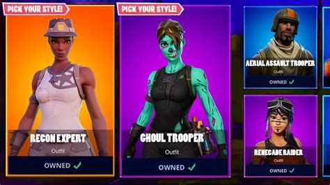 All Og Rare Skins Coming Back Returning Fortnite How To Get Ghoul