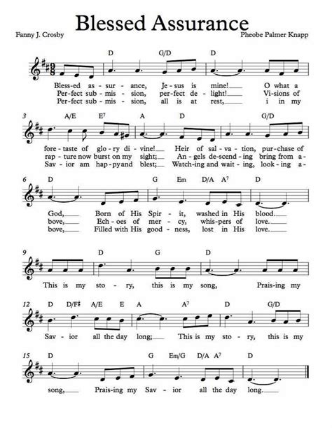 Free Printable Christian Sheet Music Printable Templates