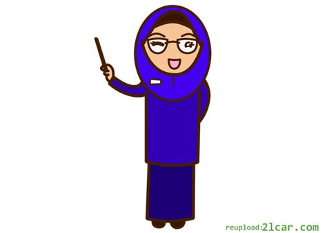Konsultan analisis statistik skripsi thesis disertasi. Gambar Kartun Guru Muslimah Sedang Mengajar