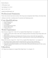 4 cover letter with resume without work experience. First Time Resume With No Experience Samples - BEST RESUME EXAMPLES