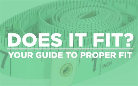 Does It Fit Your Guide To Proper Fit Clary Sage College