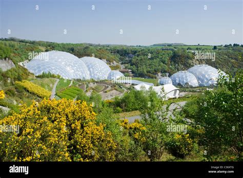 Eden Project St Austell Cornwall Uk Stock Photo Alamy