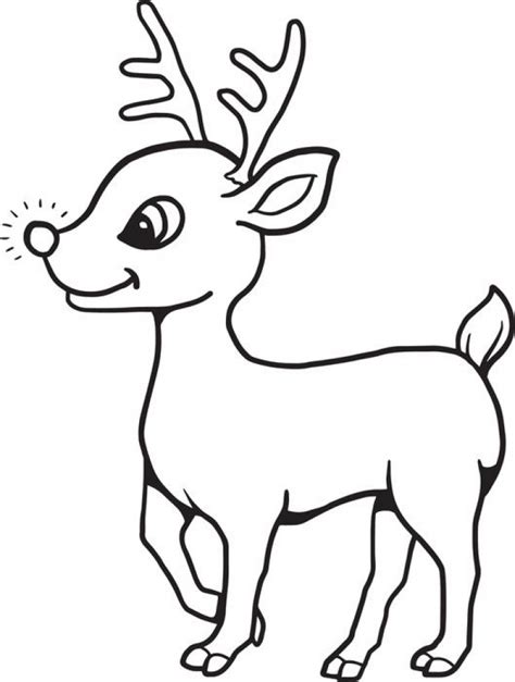 reindeer pictures to print Coloring pages reindeer print animal