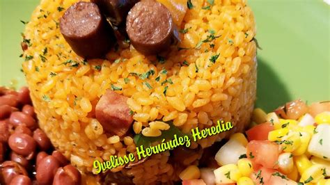 Arroz Con Salchichas Boricua Style 😉👍🏻💖 Youtube