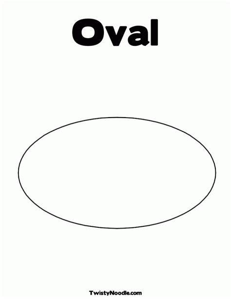 Oval Printable
