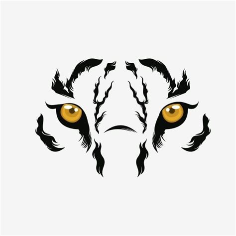 Tiger Eyes Clipart Vector Tiger Eyes For T Shirt Design Eyes Clipart