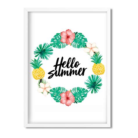 Hello Summer Free Printable Southern Plate