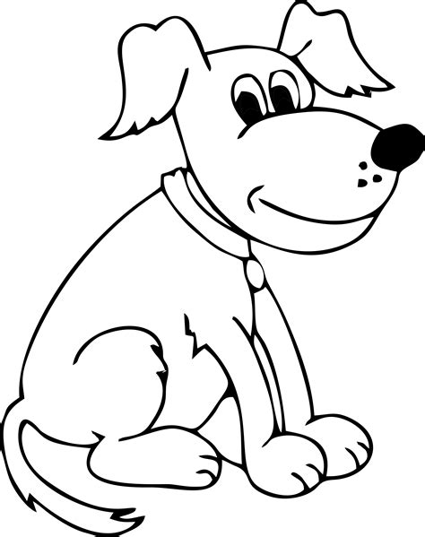 Transparent Dog Face Clipart Black And White Dog Clip Art Coloring