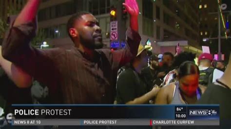 After Tense Moments Protest In Downtown Dallas Ends Peacefully