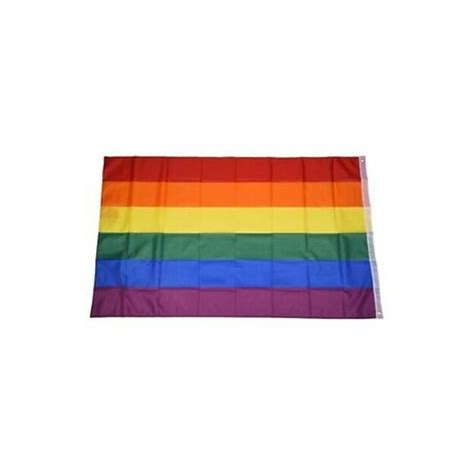 Gay Pride Rainbow Flag 5`x3` R9f6