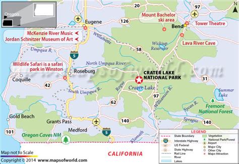 Crater Lake National Park Oregon Usa Map Facts Best Time To Visit