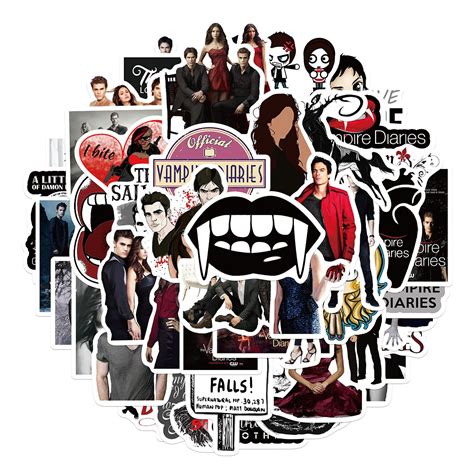 Buy The Vampire Diaries Stickers Pack 50pcs Tv Series Vinyl