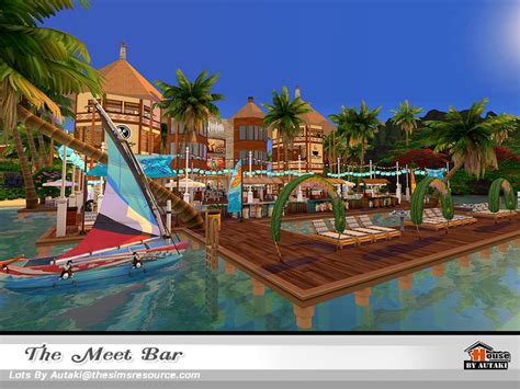 The Meet Bar Nocc The Sims 4 Catalog