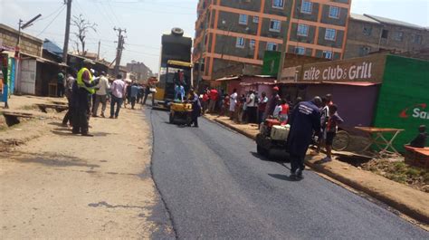Good News For Githurai Residents As Repair Works Commences On