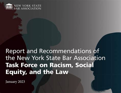 New York State Bar Association Task Force Releases Report On Racism