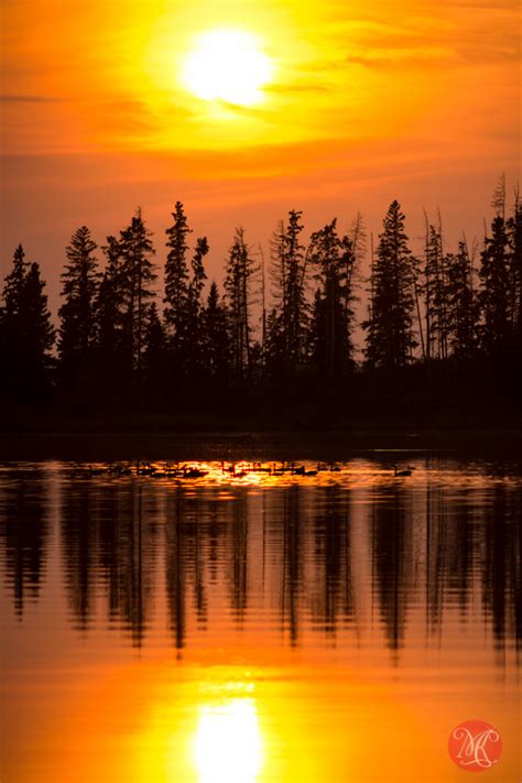 Elk Island Sunset Landscape Photography — Miksmedia Photography