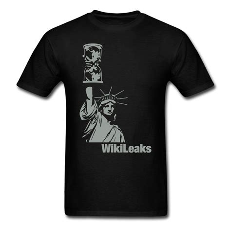 Danac Gildan Wikileaks Logo Statue Of Liberty Men S T Shirt Design