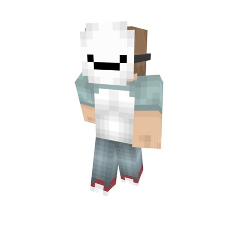 Cry With Mask Papercraft Included Minecraft Skin