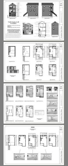 16x26 House W Loft 16x26h2 770 Sq Ft Excellent Floor Plans